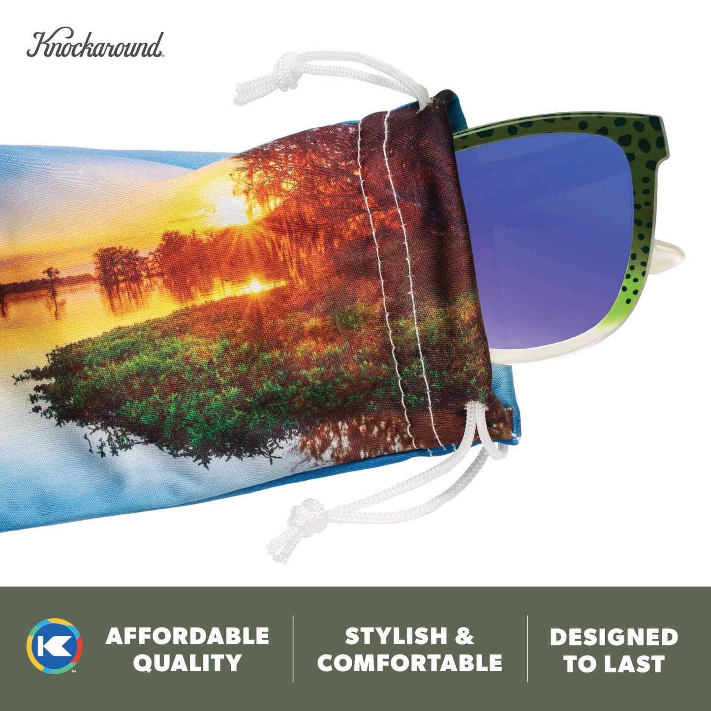 Knockaround Premiums Polarized Sunglasses for Men & Women - UV400 Protection