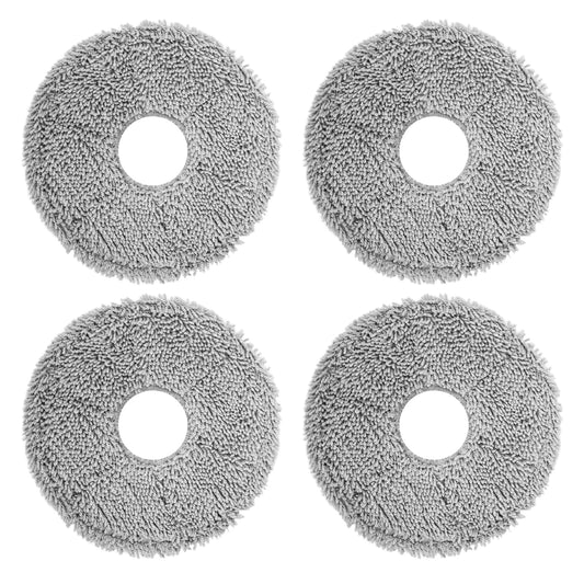 Fixbetter 4 Pcs Replacement Mop Pads for iRobot Roomba Plus 405 Combo Robot/505 Combo Robot, for Dreame X40 Ultra Complete/L10s Pro Ultra Heat/X40 Master/L40 Ultra/L10s Ultra Gen 2 Robot Vacuum