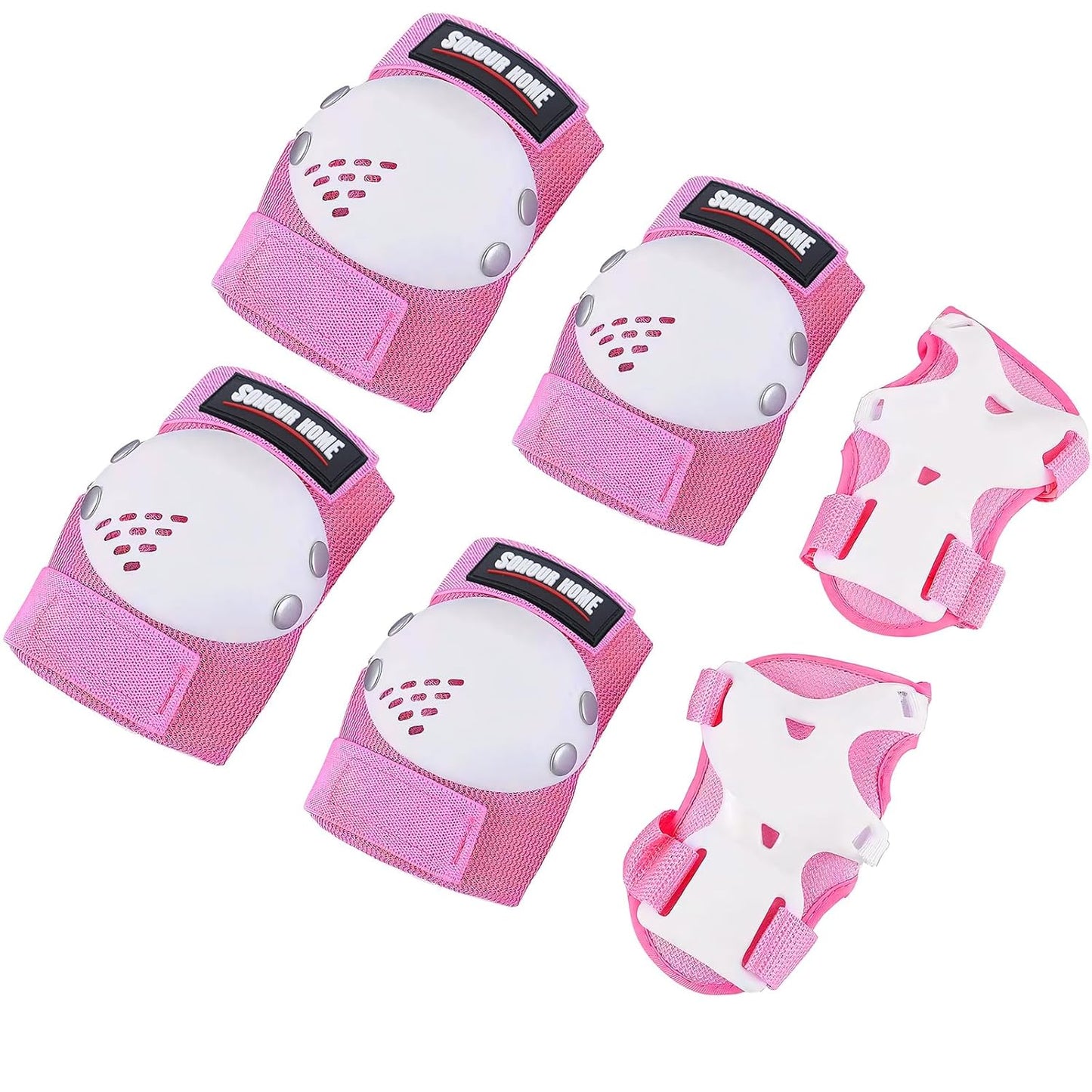 Skiennix Kids Protective Gear Set - Knee Pads, Elbow Pads & Wrist Guards for Ages 3-15 | Ideal for Roller Skating, Cycling & More
