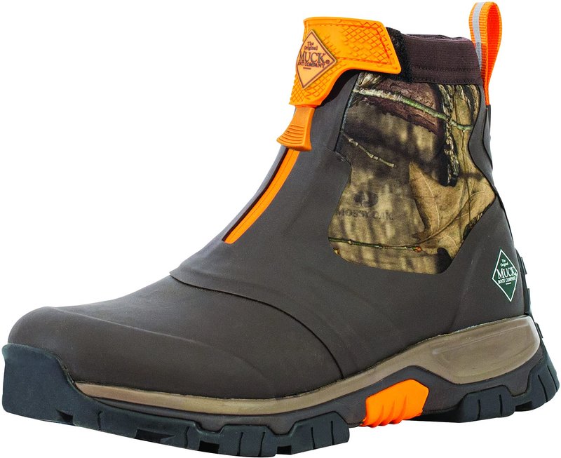 MUCK Men's Apex Mid Zip Ankle Boot, Black, Size 14(M)