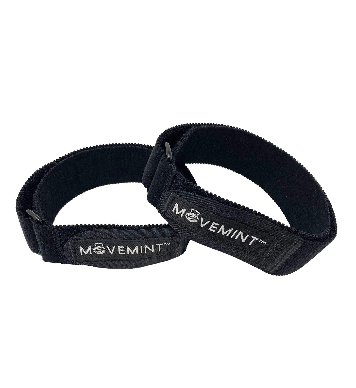MOVEMINT Double Layered Blood Flow Restriction Bands Thick Occlusion Training (2 Bands) Arms & Legs Wraps Tourniquet (New & Improved)