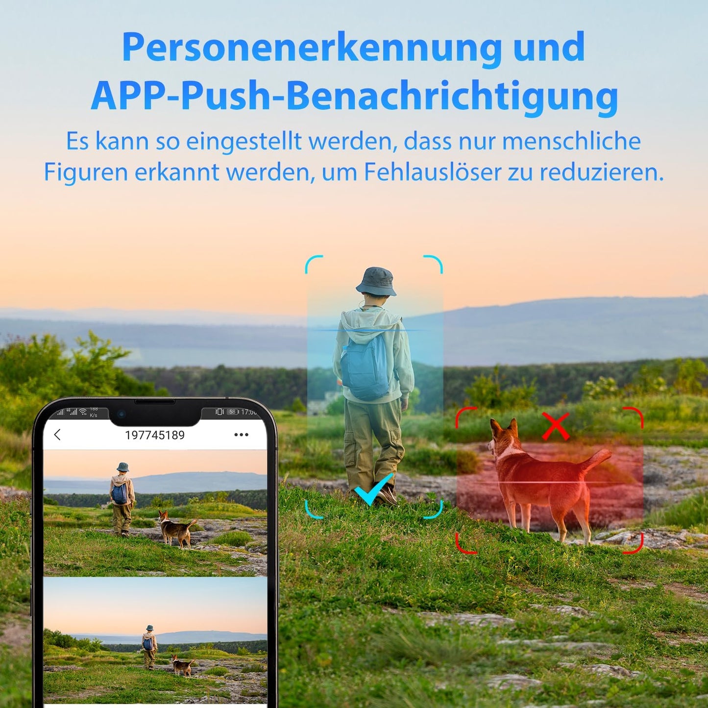 Xega 4G LTE Security Camera【Dual Lens】 No Wi-Fi Solar Cellular Security Camera Wireless Outdoor Built-in SIM Card 1080P 360° View PIR Detection Color Night Vision Two-Way Audio IP66 Waterproof