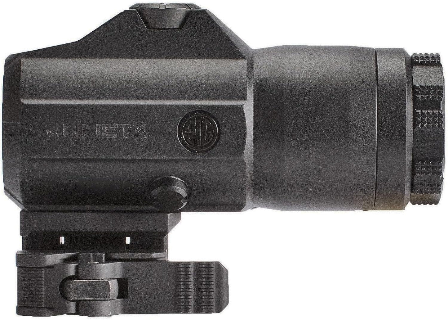 SIG SAUER JULIET4 4X Magnifier - Durable, Waterproof & Adjustable Quick Release for M1913 Picatinny