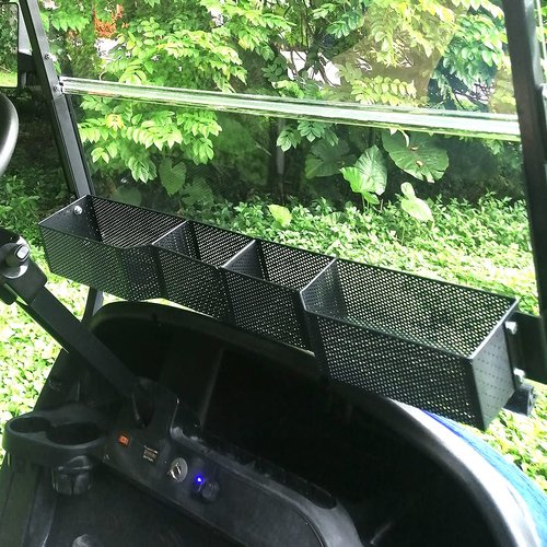 XUANYUDG0769 Golf Cart Inner Front Storage Basket for Club Car Precedent & DS(2000 up) Extended Additional Storage for Golf Carts