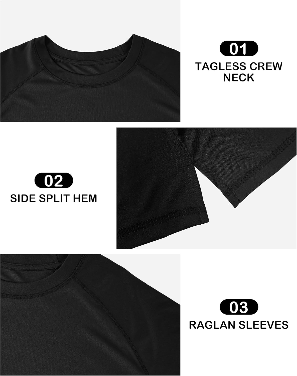 Roadbox Men's UPF 50+ UV Sun Protection Long Sleeve Cooling Rash Guard | Quick Dry Fishing T-Shirt