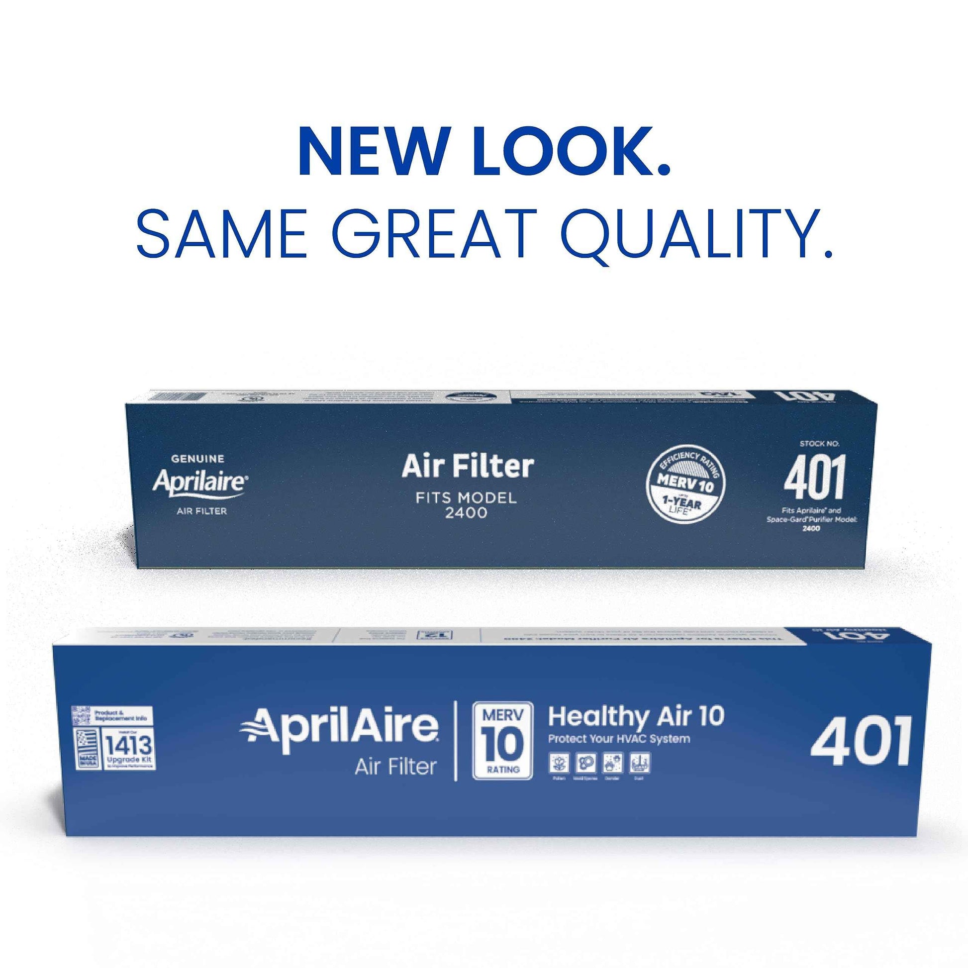 AprilAire 401 Replacement Furnace Filter for AprilAire 2400, Space-Gard 2400 Whole-House Air Purifiers - MERV 10, 16x25x6 Air Filter (Pack of 2)