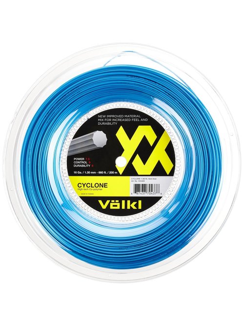 Volkl Cyclone | Tennis Racquet String | Spin & Control | Ten-Sided co-Polymer