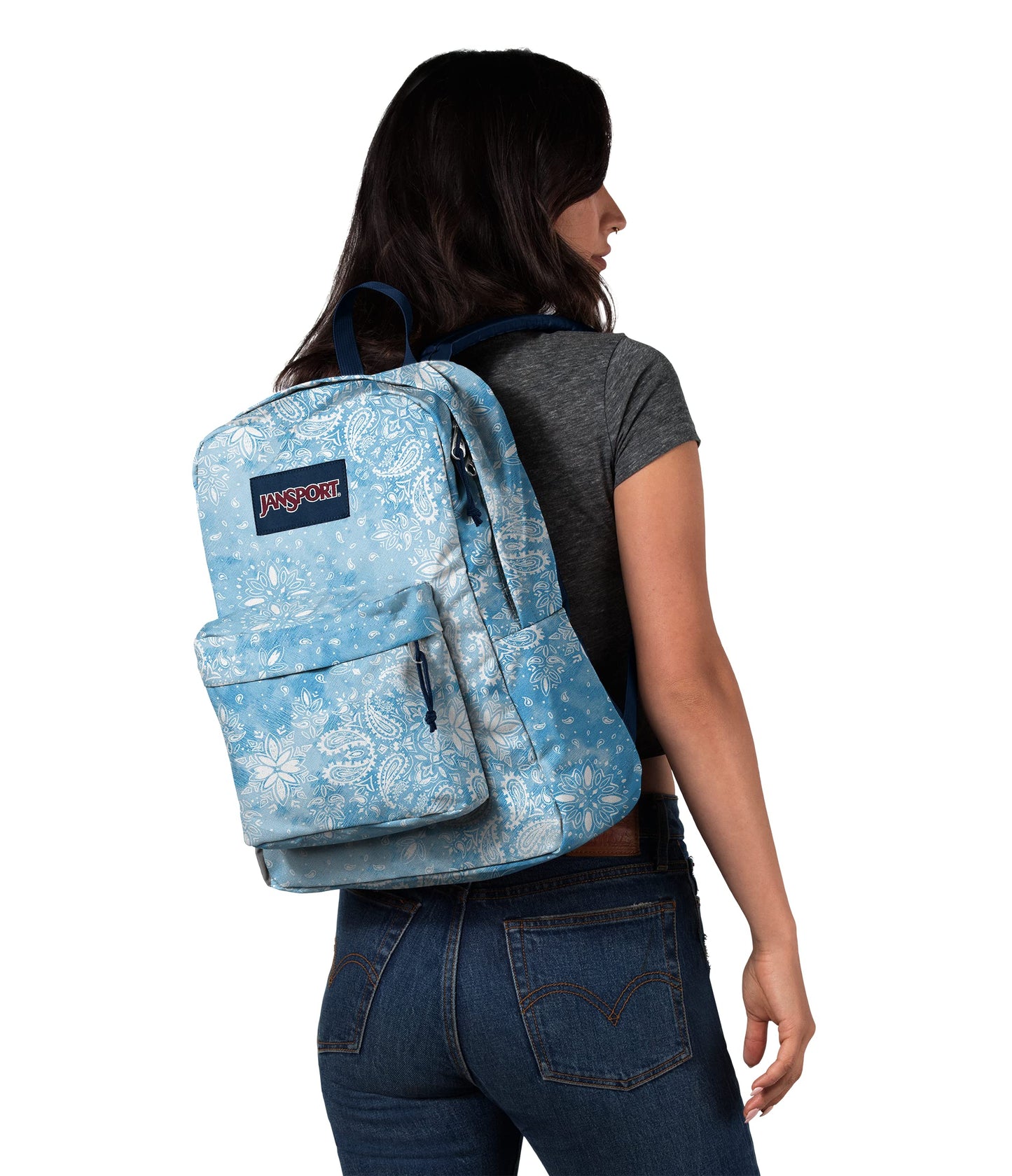 JanSport SuperBreak One Backpacks - Durable, Lightweight Bag with 1 Main Compartment, Front Utility Pocket with Built-in Organizer - Premium Backpack, Lucky Bandanna