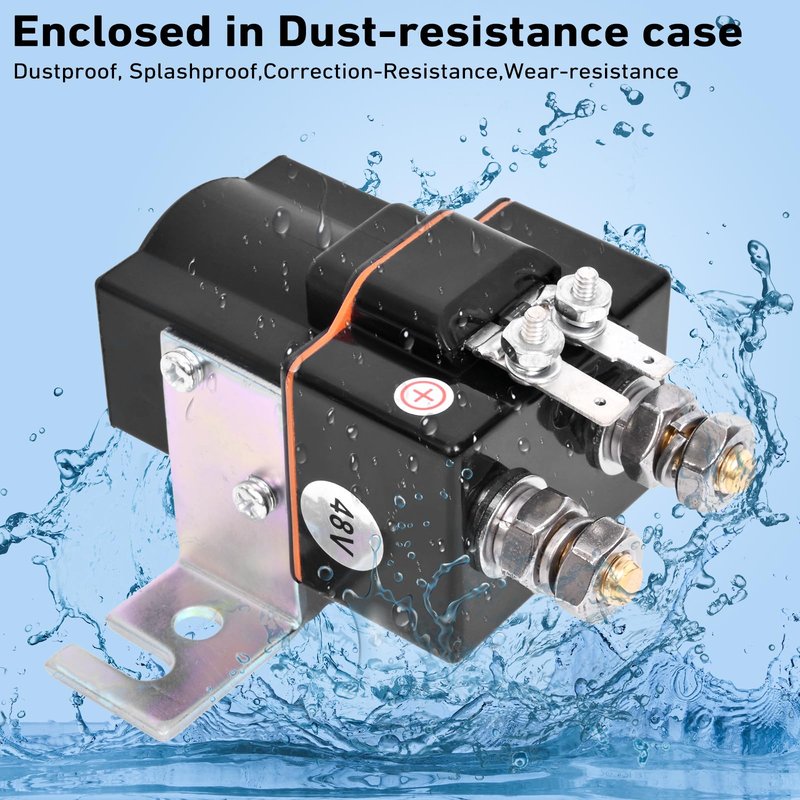 48V Golf Cart Solenoid Kit for Club Car DS Preceden 2000-Up Replaces #OE 101908701 102774701 1014947, Parts Includes Assembly Resistor,Forward Reverse Switch
