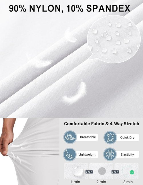 COOFANDY Men's Golf Pants - Lightweight Quick-Dry Trousers with 4 Pockets | Available in 30", 32", 34" Sizes