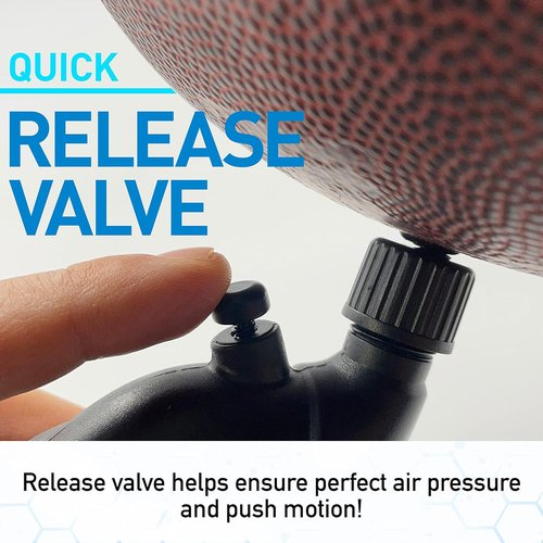 Franklin Sports Ball Pump - Hand Pump with Pressure Gauge for Soccer, Basketballs & More - Black