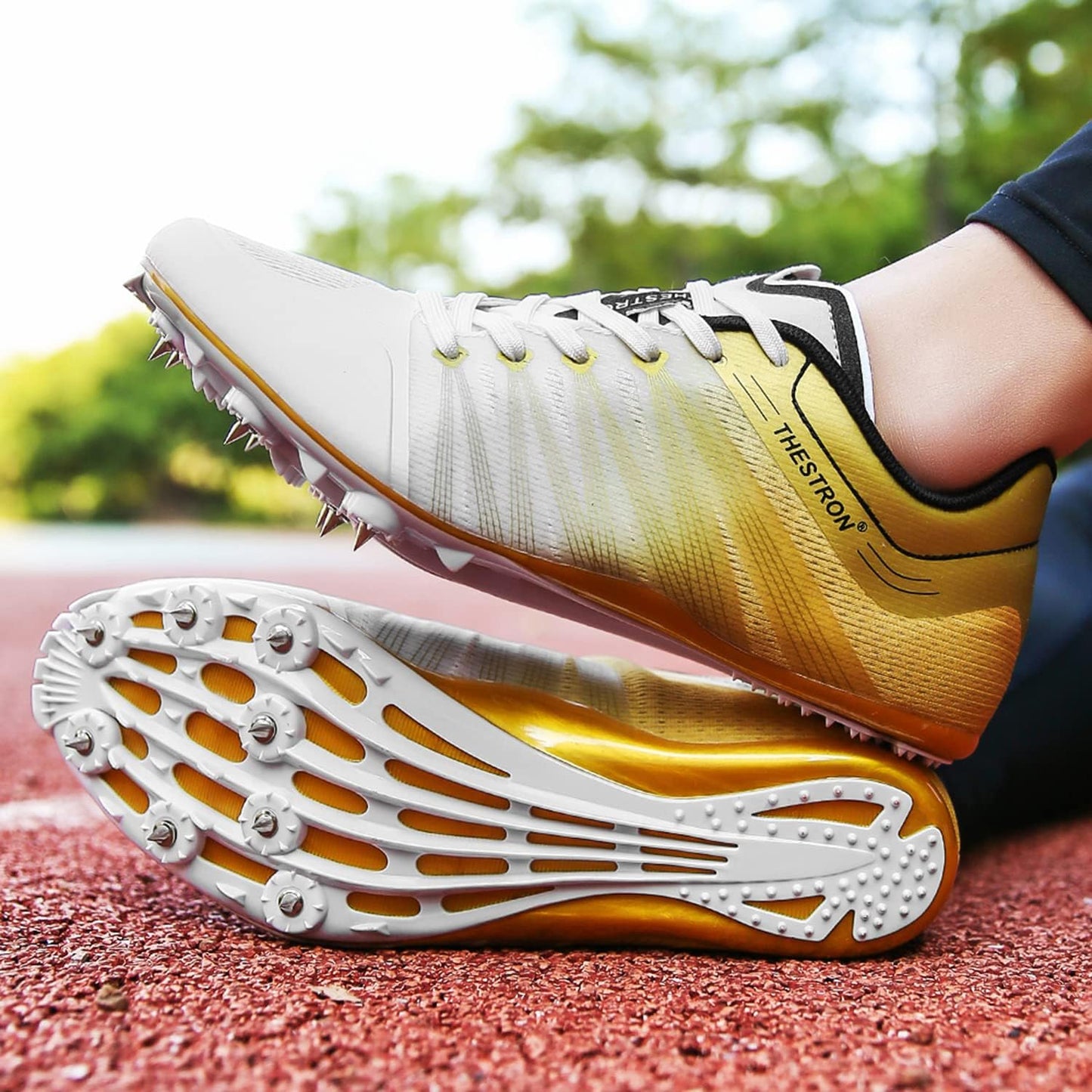 Skiennix Track and Field Shoes - Professional Spikes for Men & Women | Kids' Running Sneakers