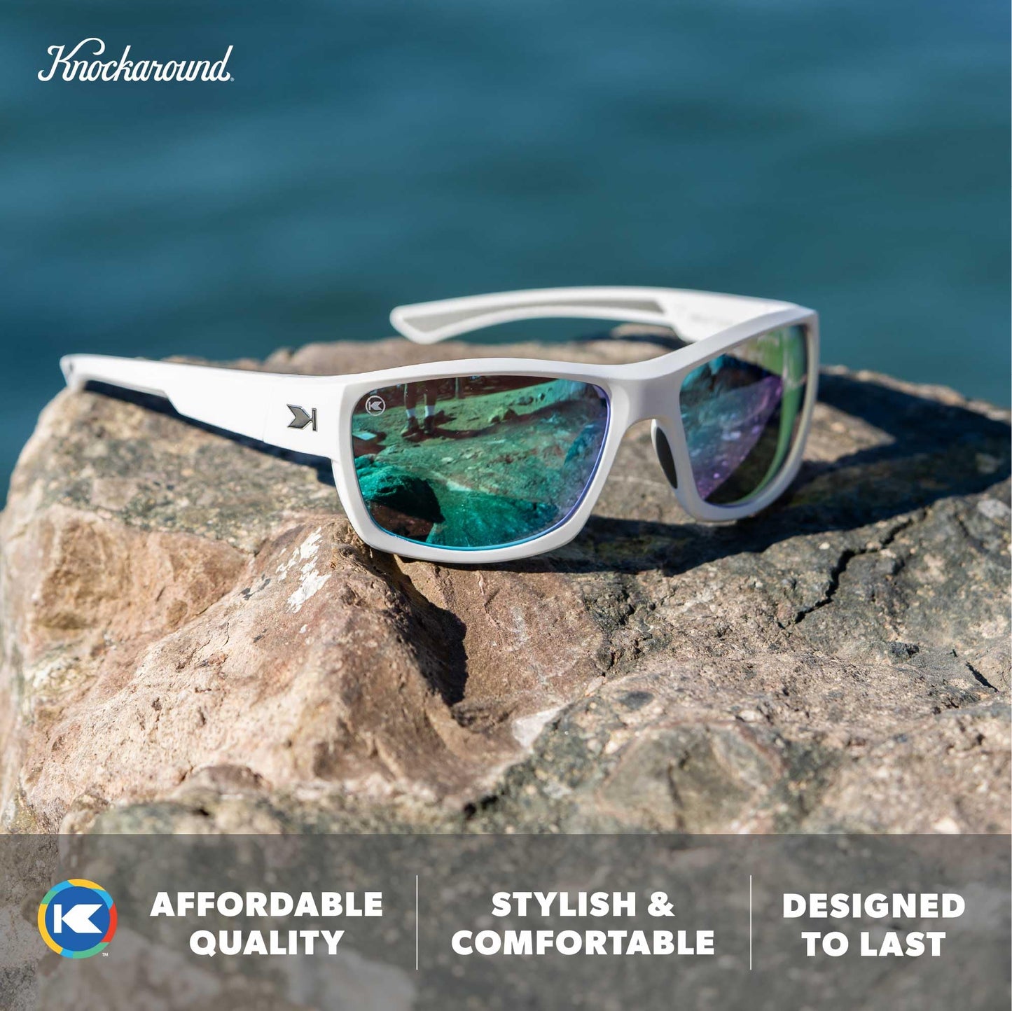 Knockaround Polarized Sunglasses - Fishing, Water Sports - UV Protection