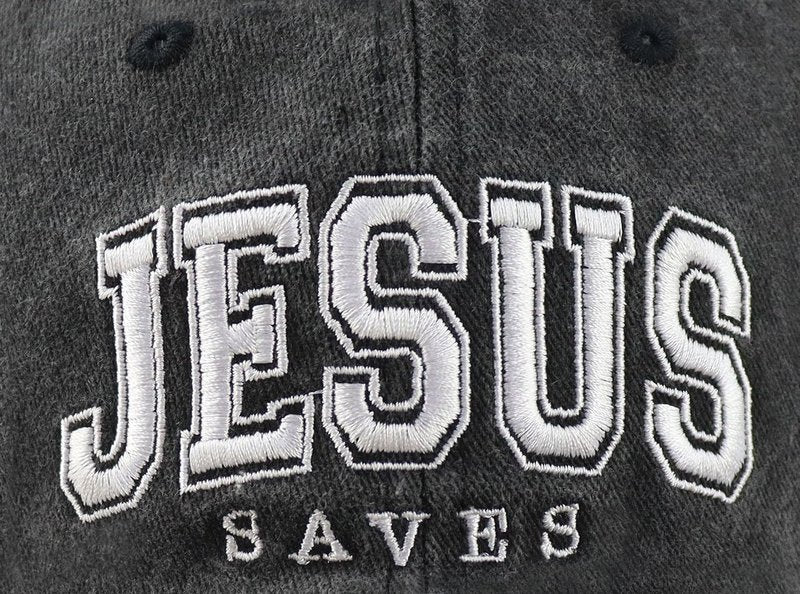 Christian Gifts for Men Women, Faith Over Fear Baseball Cap, God Religious Jesus Saves Hat, Retirement Christmas Birthday Gifts for Mom Dad Mama Papa Black