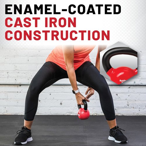 KettleWorX 5 LB Kettleball Weight for Strength Training, Conditioning, and Fitness