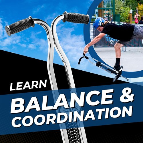 Flybar Super Pogo Stick - High Jumping & Tricks for Kids & Adults 14+ | Steel Frame, Supports 120-210 lbs