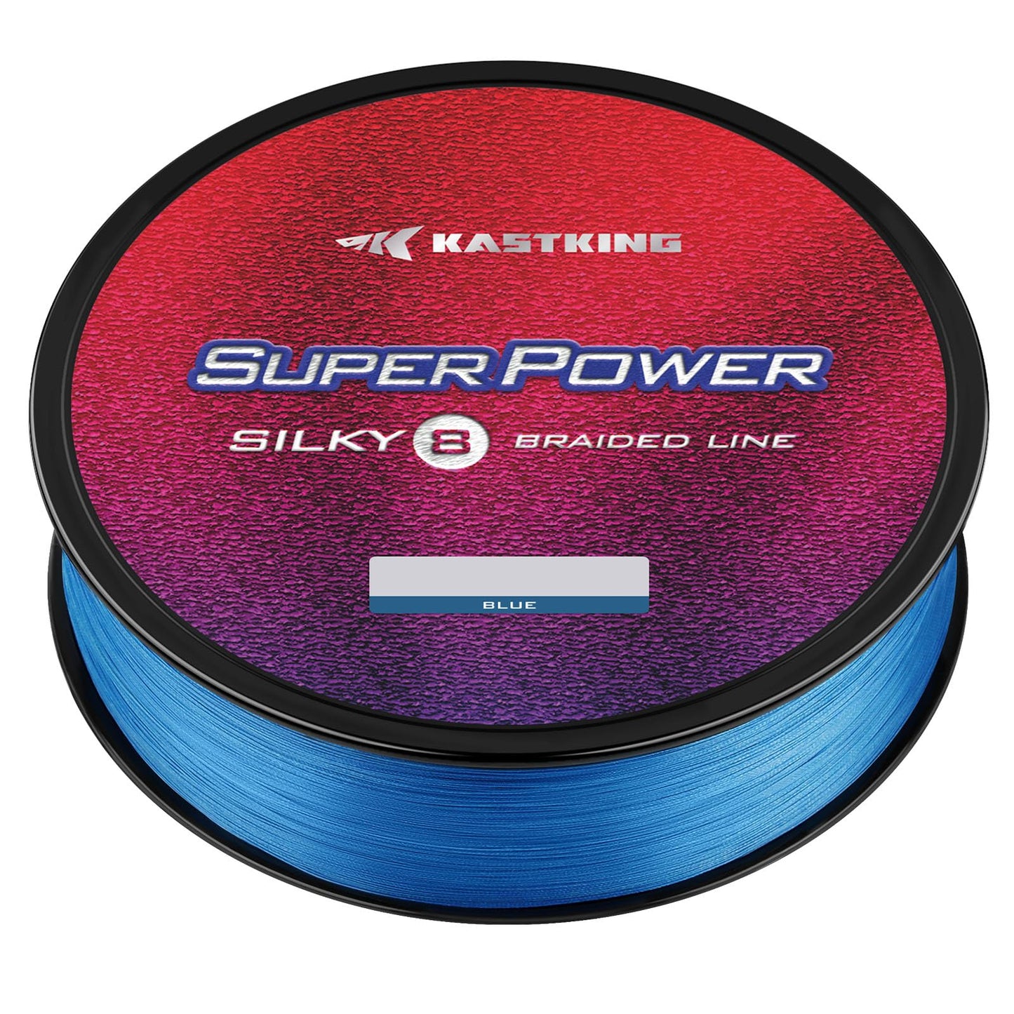 KastKing Superpower Silky8 Braided Fishing Line,50LB,500 Yds,Blue,8X