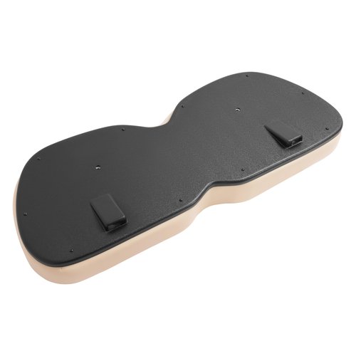 WUTIST Golf Cart Front Seat Backrest Compatible with 2004-Up Club Car Precedent Seat Back Cushion Assembly Kit Beige Plastic Foam Wood
