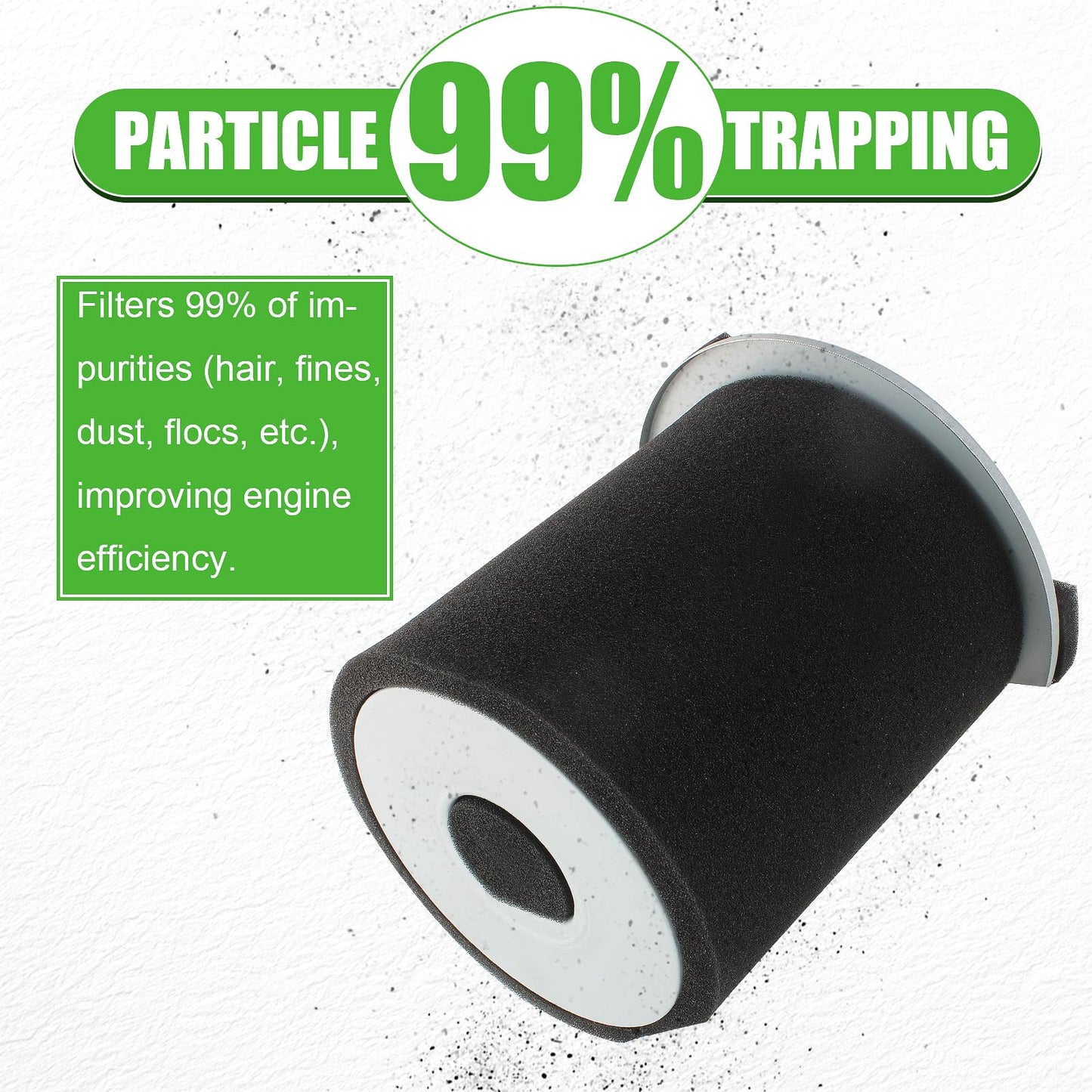 QAZAKY Filter with Pre Filter Compatible with Yamaha G1 2-Cycle 1978-1989 / G14 4-Cycle 1995-1996 Gas Golf Cart Club Car J10-14417-00 JF7-14450-01 2132 2120 FIL-0004 0007