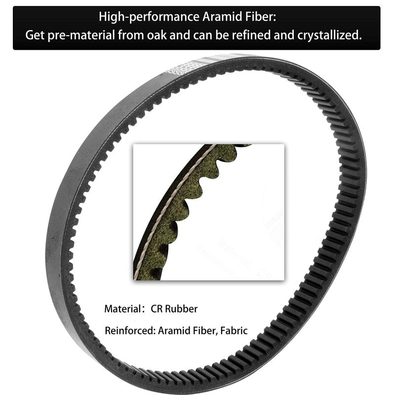 Roykaw Golf Cart Clutch Drive Belt & Starter Generator Belt Kit Compatible with EZGO TXT Medalist 1994-2013 with Robin Engine 4 Cycle Gas Golf Cart, OEM# 72054G01,72024G01,72025G01,26414G01