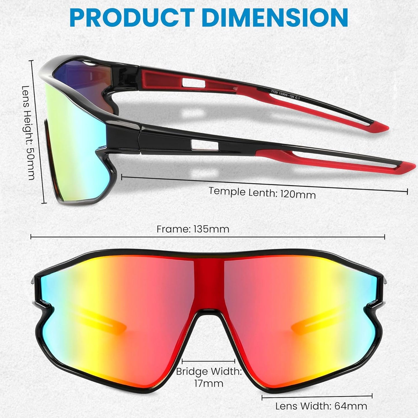 Skiennix Kids Sports Sunglasses - UV400 Protection for Youth Baseball | Stylish Frame for Boys & Girls