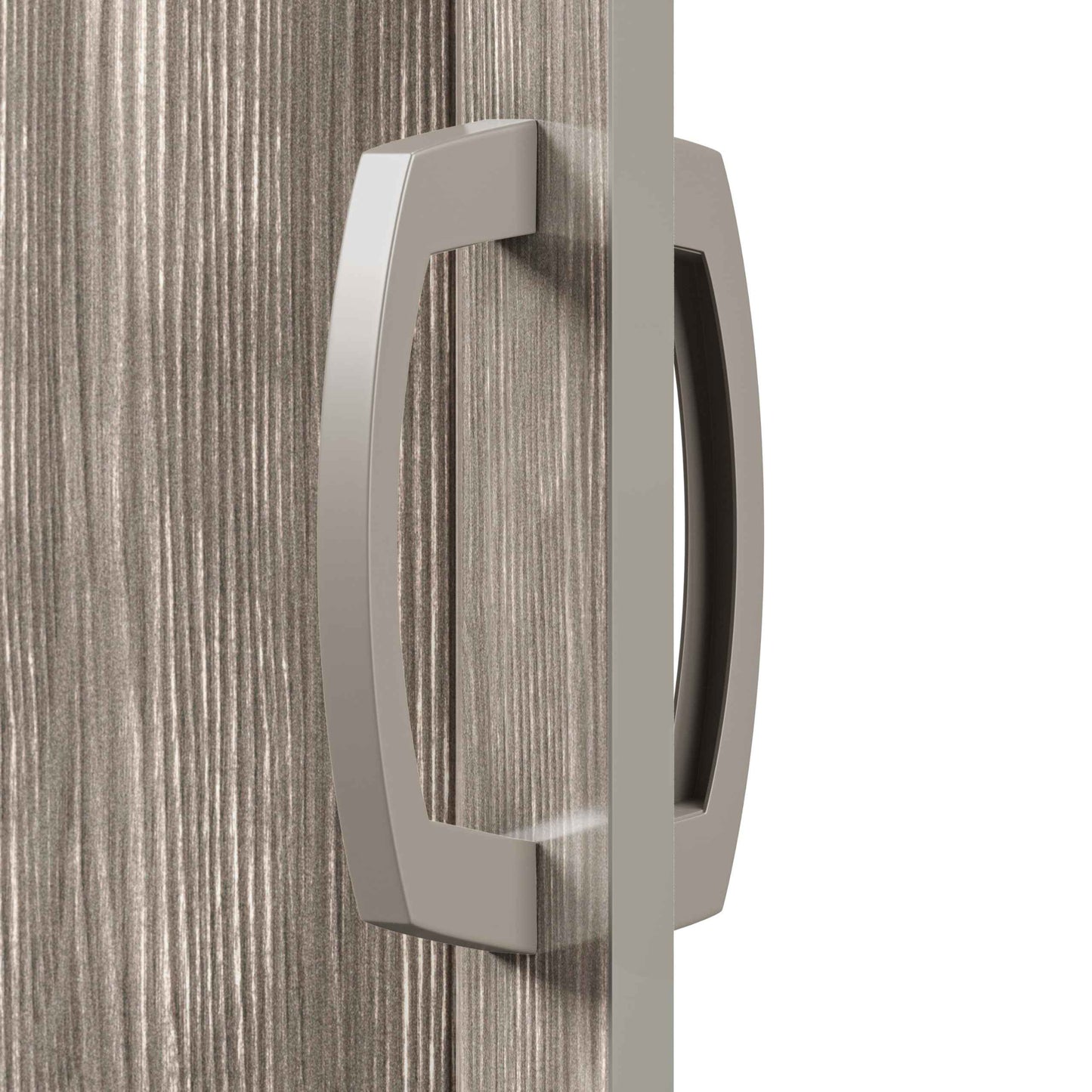 36" W Premium Foldable Accordion Doors, Double Walled Heavy Duty Folding Doors for Interior, Privacy Room Divider, Taupe