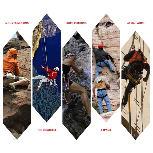 KLLsmDesign Rope Grab Ascender Fall Protection Riser Fits 0.55 to 0.63 in(14 to 16mm) for Rocking Climbing Tree Arborist Mountaineering Caving，Mountaineering Gear