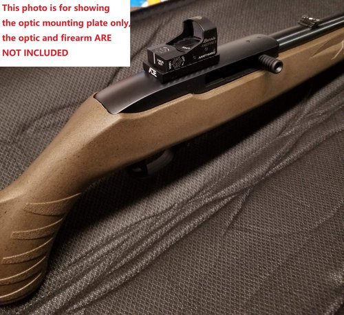 Red Dot Mounting Plate for Ruger 10/22 FIT meopta, Insight, Eotech MRDS, Vortex Venom/Razor/Viper