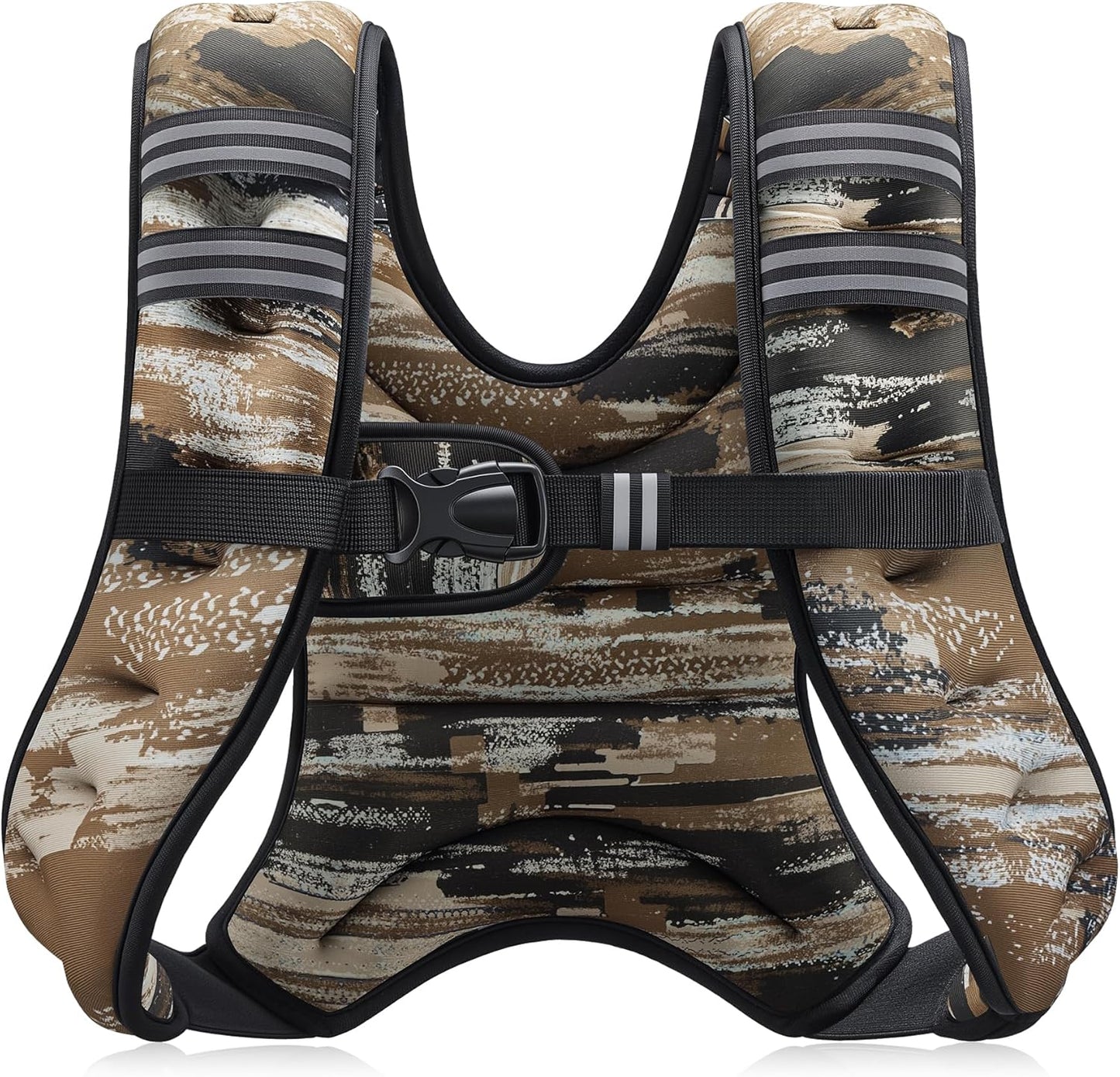 ZELUS Weighted Vest - Adjustable 6lb to 30lb for Enhanced Workout & Strength Training | Reflective Stripe
