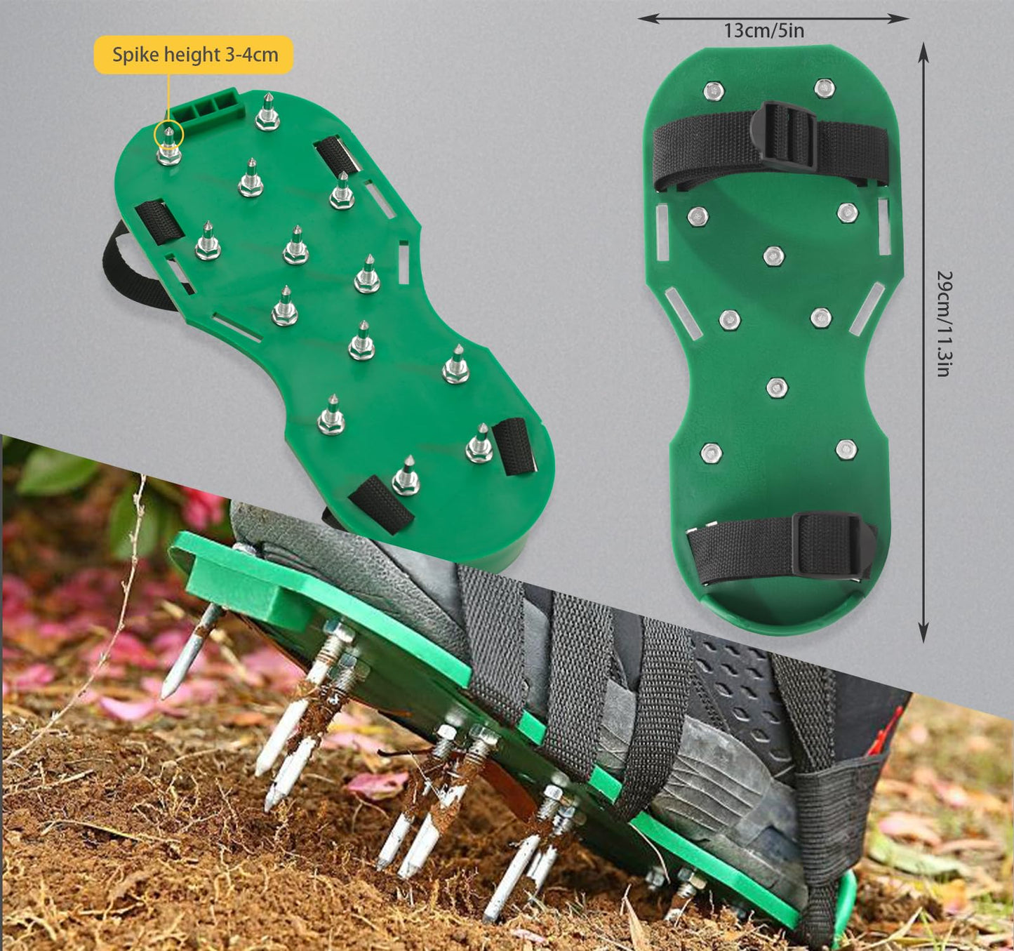 aienvh Self Levelling Cement Tool Kit, Adjustable Extension Pole, Floor Roller, Nailer Shoe, Epoxy Floor Tool, Stainless Steel Trowel, Self Levelling Rake, Cement Self Levelling Concrete Tool Kit