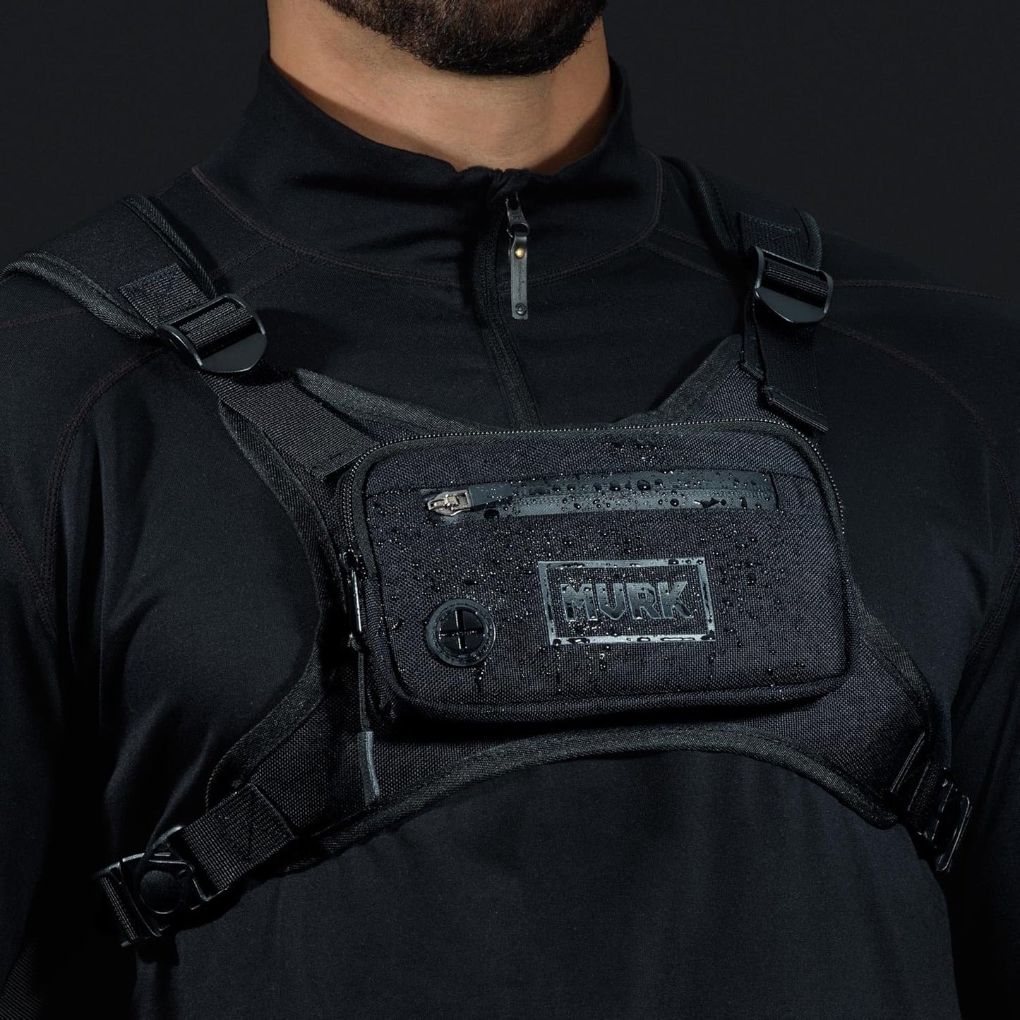 MVRK Running Vest - Water Resistant Chest Pack with Phone Holder | Lightweight & Reflective Design