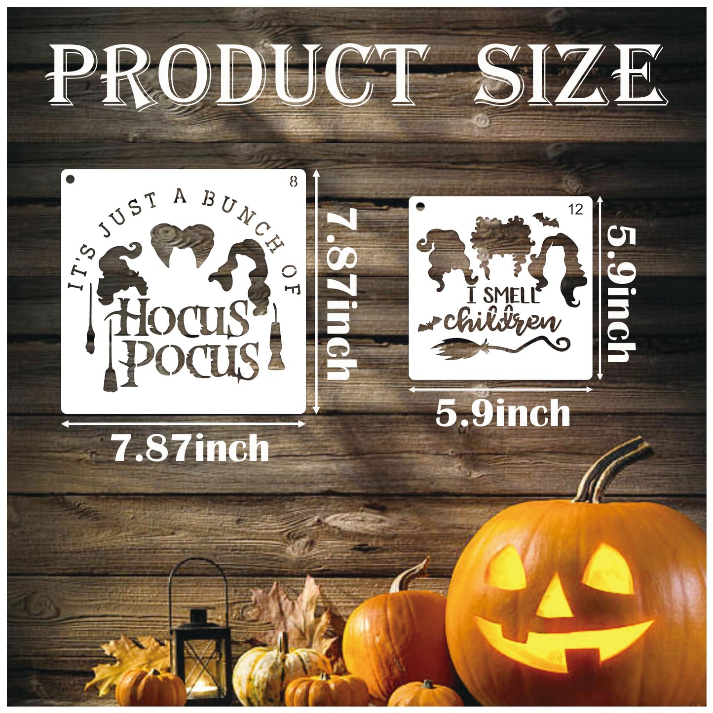 Halloween Stencils for Shirts Reusable Halloween Ghost Paint Stencil for Crafts Door Mats Glass Crafts Cookie Baking Door Hanger Sign (spider18)