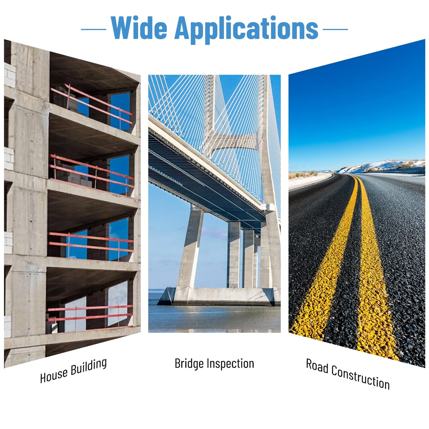 eLabPal Concrete Rebound Hammer, Concrete Hammer Tester, 10-60Mpa (1450-8702psi), Concrete Tester Portable Resiliometer Test Meter Tool, Type N