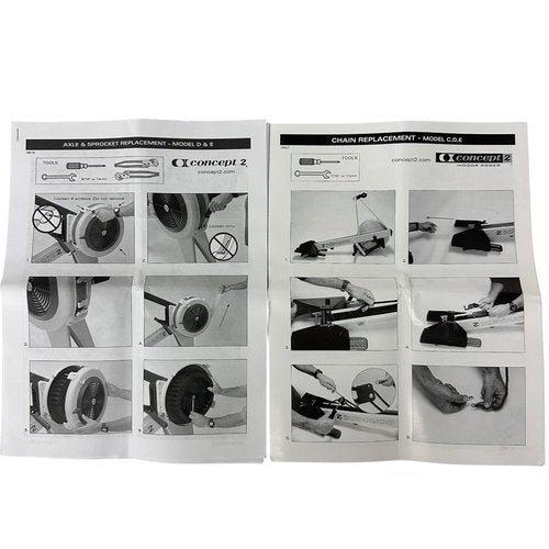 Concept2 Drive Chain Assembly 1915 for RowErg Model C D E Indoor Rowers