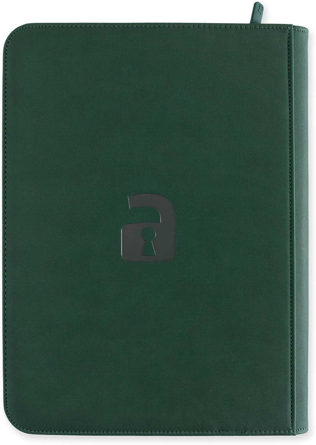 Vault X 9 Pocket Trading Card Zip Binder - Premium Exo-Tec Material, Holds 360 Cards, Green