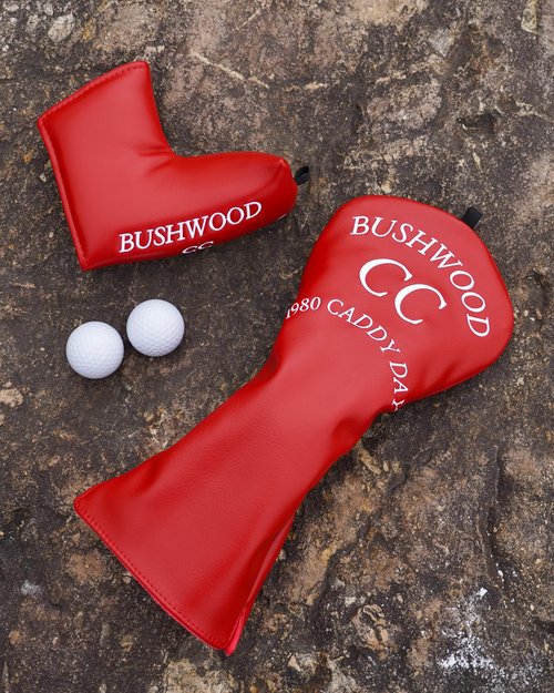 Tiki Totem Golf Club Covers Driver Head Covers for Golf Clubs, Big Teeth Hawaiian 460cc Wood Golf Head Covers, Driver Headcover Funny (Red Caddyshack)