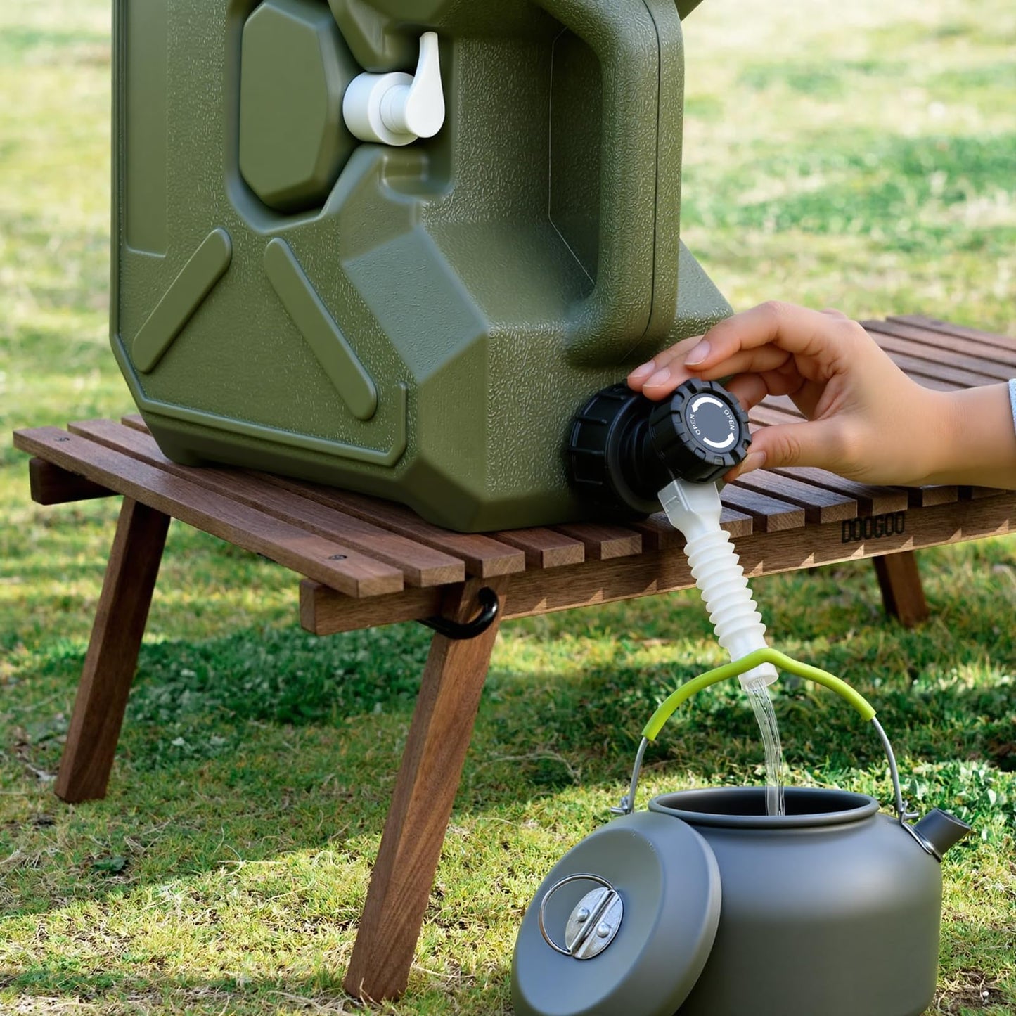 Bilbear 3.2 Gallon Water Container with Spigot,Water Jug with Touch Control Water Pump,Rechargeable Water Dispenser Pump‌,Portable Camping Water Tank Emergency Water Storage for Outdoor Picnic Hiking