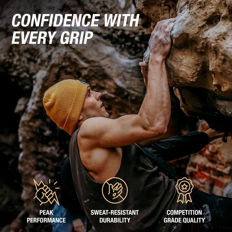 Pinnacle Grip Climbing Chalk - Competition-Grade Gym Chalk for Rock Climbing, Bouldering, Gymnastics, Weightlifting - Magnesium Carbonate Lifting Chalk, 60/40 Chunk & Powder Blend, No Additives - 200g
