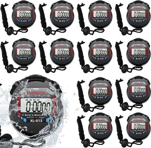 Stopwatch Digital Stopwatch,Sport Stop Watch,Large Display Stopwatch,Stopwatch Digital Handheld Multi-Function Professional Electronic Chronograph Sports Stopwatch Timer Stop Watch (2) (10)