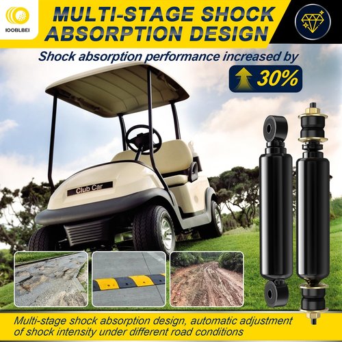 Club Car Shocks, Golf Cart Front and Rear Shock Absorbers for Club Car DS 1988-UP, Precedent 2004-UP, Golf Cart Shocks Replacement# 1014235, 1014236, 1015813 1010991, 4PCS