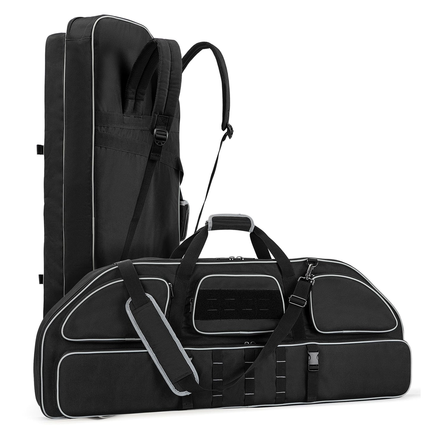 Smasrob Soft Bow Case, Compound Bow Bag with Arrow Pocket, Black