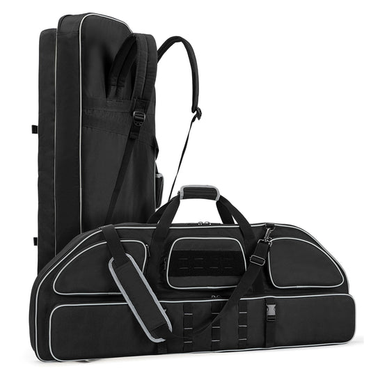 Smasrob Soft Bow Case, Compound Bow Bag with Arrow Pocket, Black