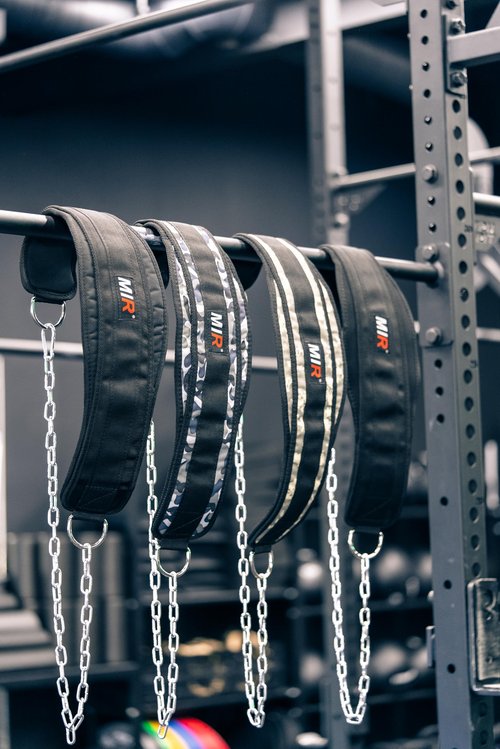 MiR Weighted Vest Lifting Dip Belt with Chain
