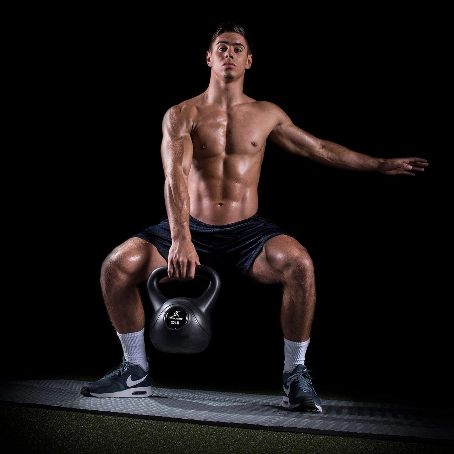 ProsourceFit Vinyl Plastic Kettlebell - Versatile Weights from 10 to 35 lbs for Effective Workouts