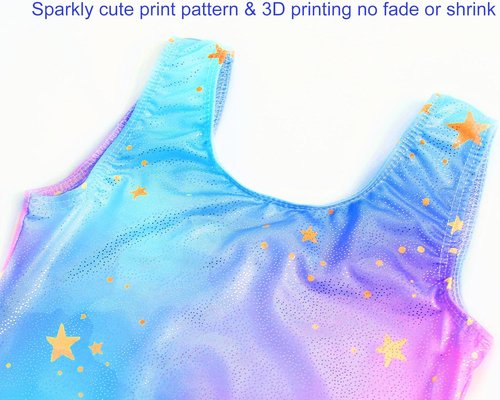 Domusgo Gymnastics Leotards - Sparkly One-Piece Tumbling Outfit for Girls | Stylish & Comfortable