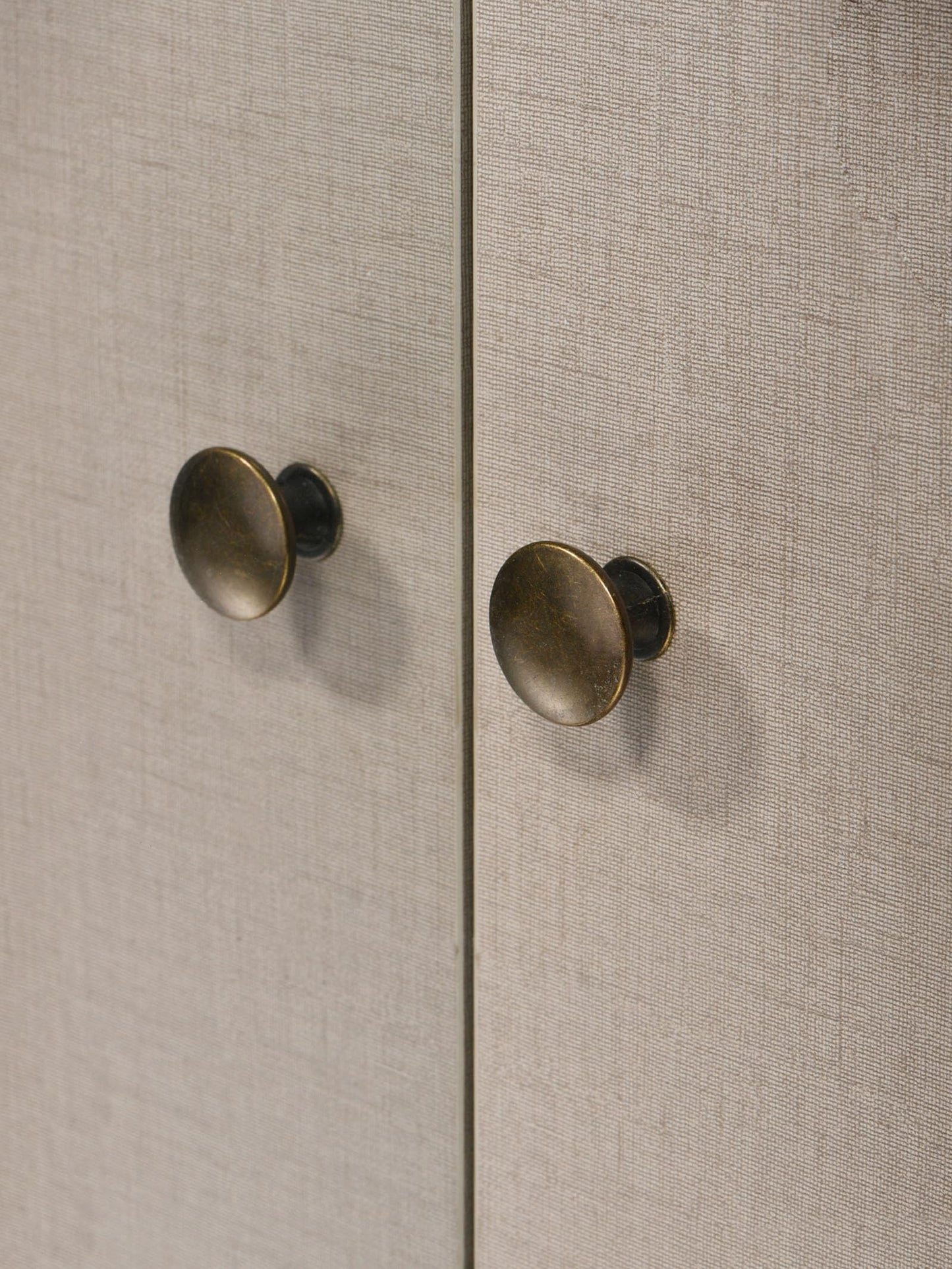 Mokife Antique Cupboard Door Knobs Bronze, 12 Pack Round Metal Wardrobe Handles Kitchen Cabinet Pulls with Screws for Chest of Drawers Furniture Dresser Door, 30x21mm