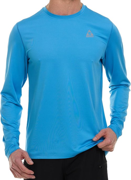 Gerry Rash Guard - Long Sleeve Men's Swim Shirt with UPF 50 UV Protection for Fishing & Hiking