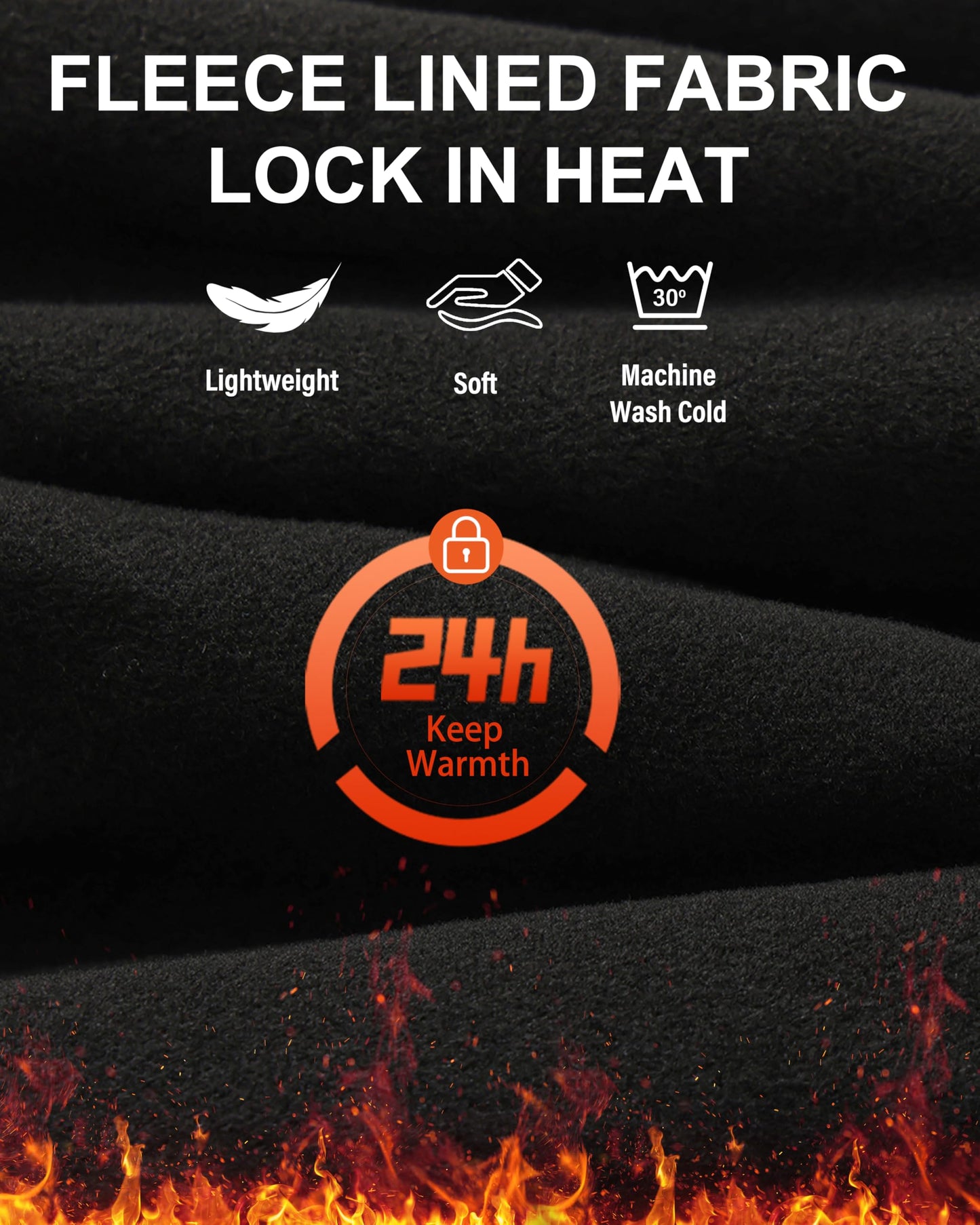 HeliosCloak 4 Pack Women's Thermal Long Sleeve Shirts Ultra Soft Double-Sided Fleece Lined Base Layer Winter Basic Underwear Tops 4SetA M