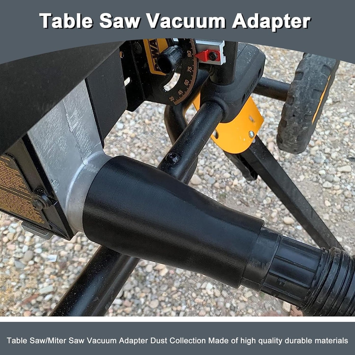 Thaekuns Table Saw Vacuum Adapter for DeWalt Contractor Saw and Shop Vac Etc