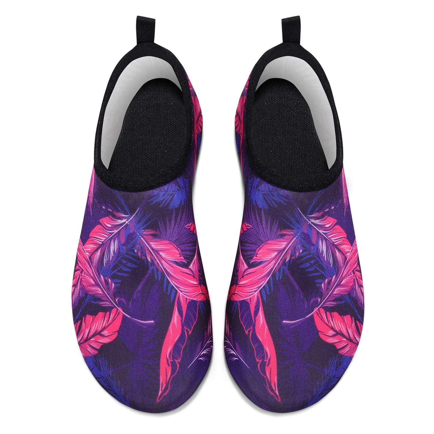 VIFUUR Water Sports Unisex Shoes Purple/Red Feather - 5.5-6.5 W US/ 4.5-5.5 M US (36-37)